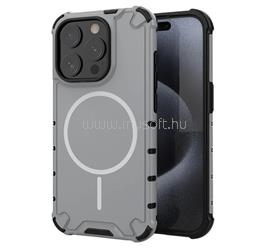 GIGAPACK iPhone 15 Pro GIGAPACK Defender műanyag telefonvédő ütésállóság, MagSafe, VILÁGOSSZÜRKE GP-191669 small