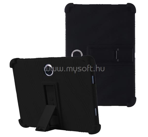 GIGAPACK OnePlus Pad Lite GIGAPACK Defender szilikon telefonvédő ütésállóság, kitámasztó, FEKETE