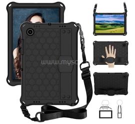 GIGAPACK Samsung Tab A8 10.5 LTE (2021) GIGAPACK Defender szilikon telefonvédő ütésállóság, vállpánt, FEKETE GP-121400 small