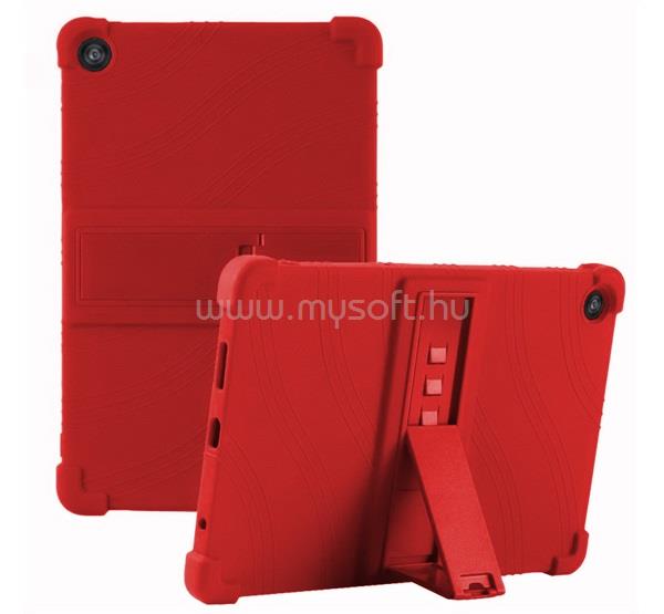 GIGAPACK T Tablet 2 5G GIGAPACK Defender szilikon telefonvédő ütésállóság, kitámasztó, PIROS