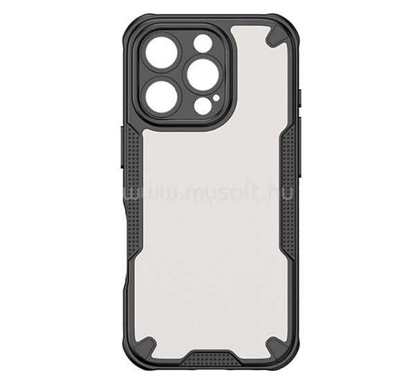 GIGAPACK iPhone 16 Pro GIGAPACK Defender szilikon telefonvédő ütésállóság, kameravédő, FEKETE