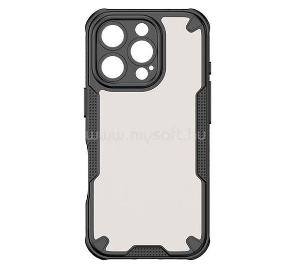 GIGAPACK iPhone 16 Pro Max GIGAPACK Defender szilikon telefonvédő ütésállóság, kameravédő, FEKETE