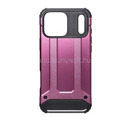 GIGAPACK iPhone 18 Pro Max / 17 Pro Max GIGAPACK Defender szilikon telefonvédő ütésállóság, fémhatás, BORDÓ GP-195118 small