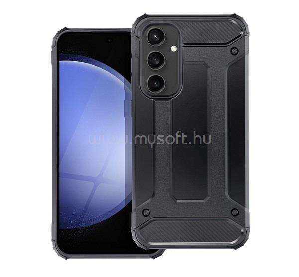 GIGAPACK Samsung A55 5G GIGAPACK Defender szilikon telefonvédő ütésállóság, fémhatás, FEKETE