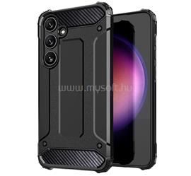 GIGAPACK Samsung S25 GIGAPACK Defender szilikon telefonvédő ütésállóság, fémhatás, FEKETE GP-164859 small
