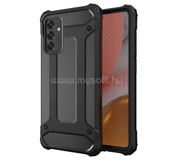 GIGAPACK Samsung A26 5G GIGAPACK Defender szilikon telefonvédő ütésállóság, fémhatás, FEKETE