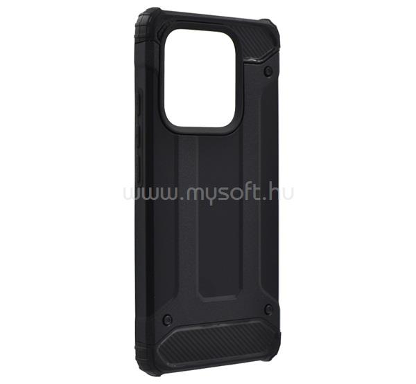 GIGAPACK Redmi Note 14 5G GIGAPACK Defender szilikon telefonvédő ütésállóság, fémhatás, FEKETE