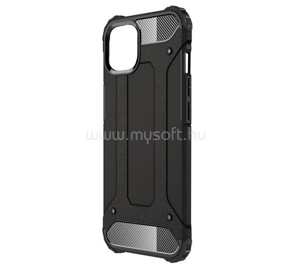 GIGAPACK Samsung A18 5G / A18 4G / A17 4G GIGAPACK Defender szilikon telefonvédő ütésállóság, fémhatás, FEKETE