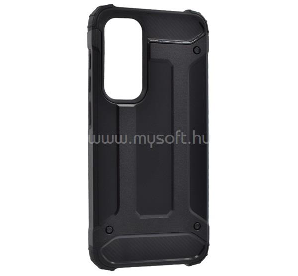 GIGAPACK Samsung S25 FE GIGAPACK Defender szilikon telefonvédő ütésállóság, fémhatás, FEKETE