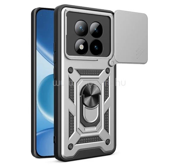 GIGAPACK Poco M8 Pro / Redmi Note 15 Pro Plus 5G GIGAPACK Defender szilikon telefonvédő ütésállóság, kameravédő, EZÜST