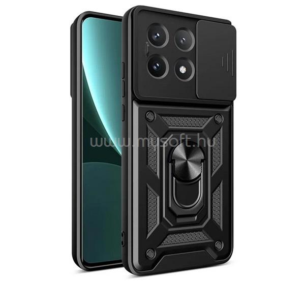 GIGAPACK Poco X6 Pro GIGAPACK Defender szilikon telefonvédő ütésállóság, kameravédő, FEKETE