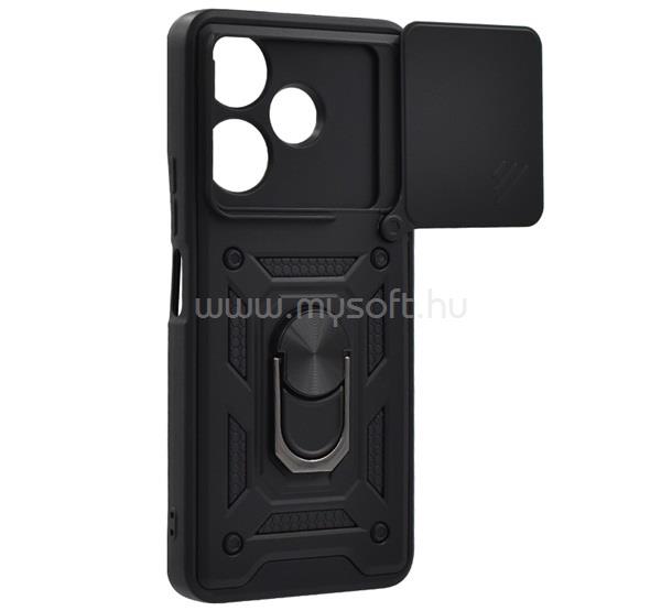 GIGAPACK Redmi 13 4G GIGAPACK Defender szilikon telefonvédő ütésállóság, kameravédő, FEKETE