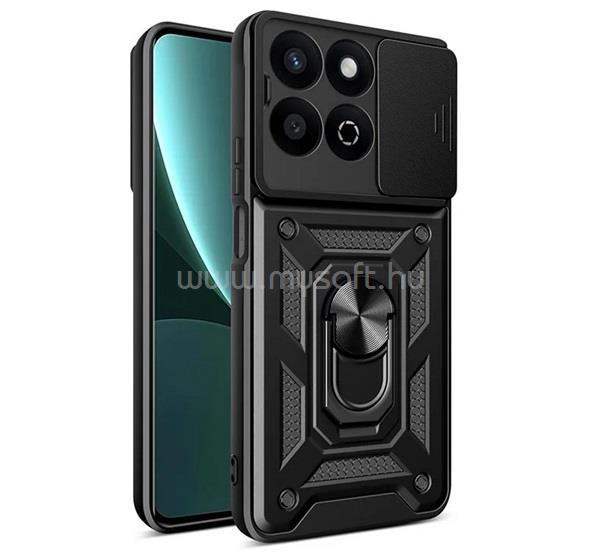 GIGAPACK Honor 200 Smart GIGAPACK Defender szilikon telefonvédő ütésállóság, kameravédő, FEKETE