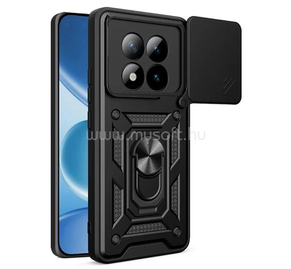 GIGAPACK Poco M8 Pro / Redmi Note 15 Pro Plus 5G GIGAPACK Defender szilikon telefonvédő ütésállóság, kameravédő, FEKETE