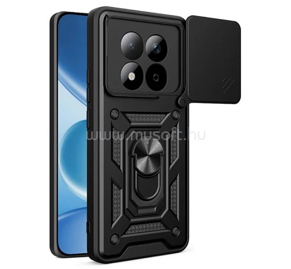 GIGAPACK Redmi Note 15 Pro 5G GIGAPACK Defender szilikon telefonvédő ütésállóság, kameravédő, FEKETE