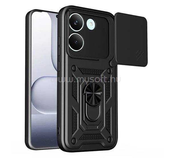 GIGAPACK Poco X8 Pro GIGAPACK Defender szilikon telefonvédő ütésállóság, kameravédő, FEKETE