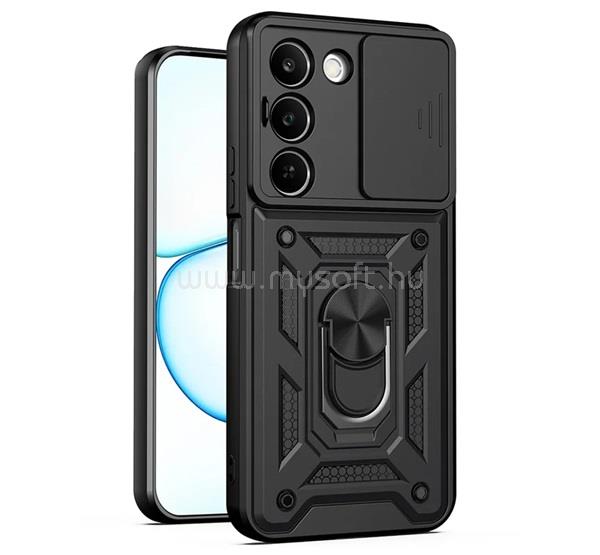 GIGAPACK Realme C100 5G GIGAPACK Defender szilikon telefonvédő ütésállóság, kameravédő, FEKETE