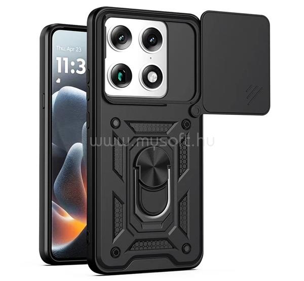 GIGAPACK Motorola Signature 5G GIGAPACK Defender szilikon telefonvédő ütésállóság, kameravédő, FEKETE