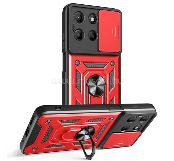 GIGAPACK Motorola Moto G15 Power GIGAPACK Defender szilikon telefonvédő ütésállóság, kameravédő, PIROS