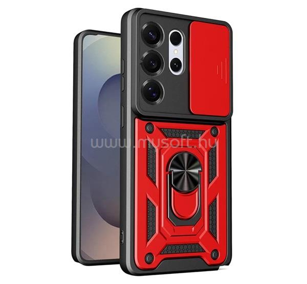 GIGAPACK Samsung S26 Ultra GIGAPACK Defender szilikon telefonvédő ütésállóság, kameravédő, PIROS