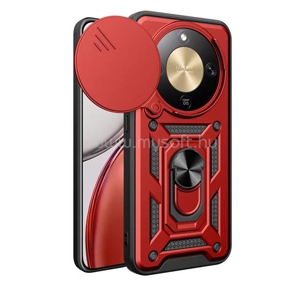 GIGAPACK Honor Magic 8 Lite GIGAPACK Defender szilikon telefonvédő ütésállóság, kameravédő, PIROS