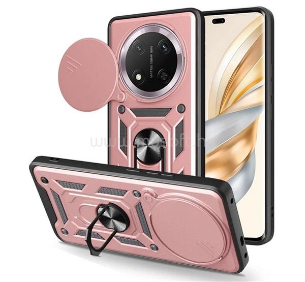 GIGAPACK Honor Magic 7 Lite GIGAPACK Defender szilikon telefonvédő ütésállóság, kameravédő, ROZÉARANY