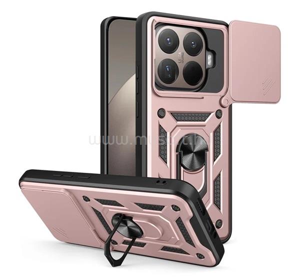 GIGAPACK Xiaomi 15T Pro GIGAPACK Defender szilikon telefonvédő ütésállóság, kameravédő, ROZÉARANY