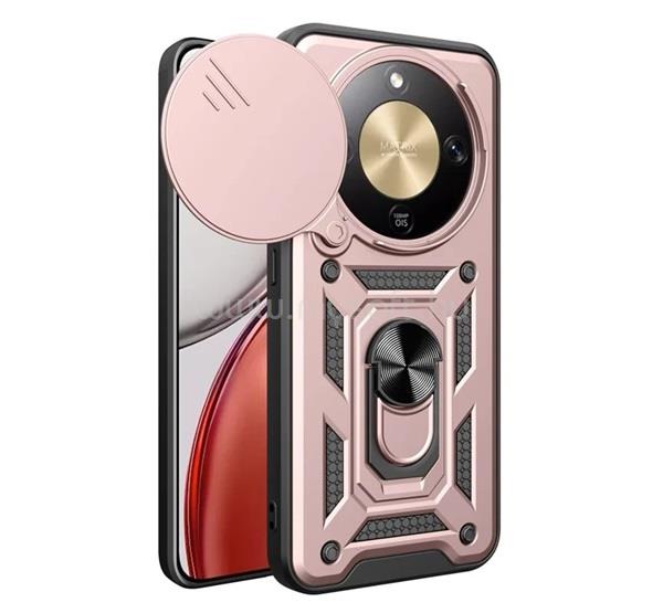 GIGAPACK Honor Magic 8 Lite GIGAPACK Defender szilikon telefonvédő ütésállóság, kameravédő, ROZÉARANY