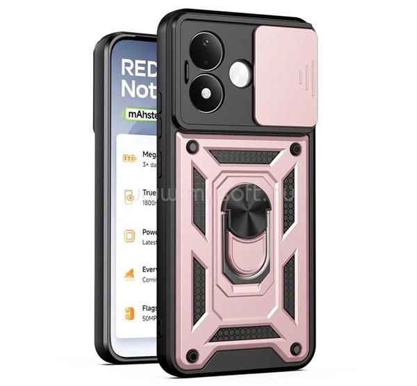 GIGAPACK Redmi Note 17 4G / Note 17 5G GIGAPACK Defender szilikon telefonvédő ütésállóság, kameravédő, ROZÉARANY
