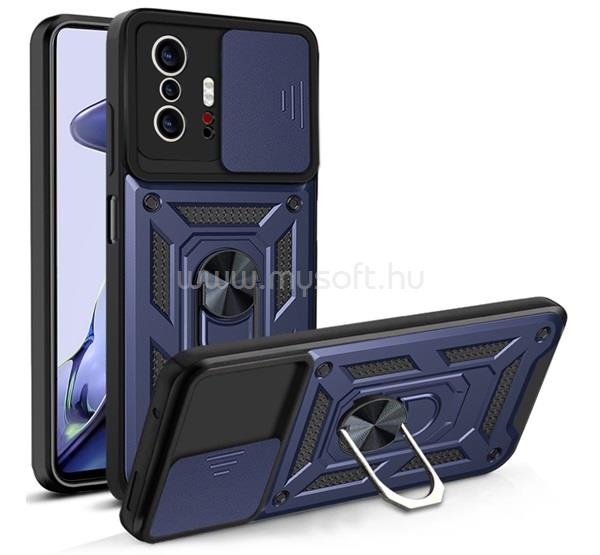 GIGAPACK Xiaomi 11T Pro / 11T GIGAPACK Defender szilikon telefonvédő ütésállóság, kameravédő, SÖTÉTKÉK