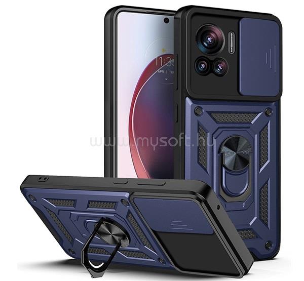 GIGAPACK Motorola Edge 30 Ultra GIGAPACK Defender szilikon telefonvédő ütésállóság, kameravédő, SÖTÉTKÉK