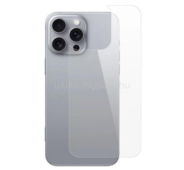 GIGAPACK iPhone 16 Pro Max GIGAPACK Hátlapvédő üveg 2.5D, 9H, ÁTLÁTSZÓ