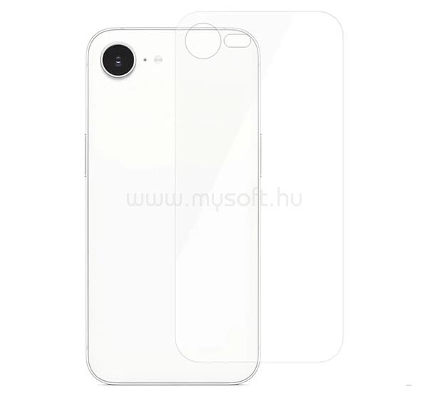 GIGAPACK iPhone 17e / 16e GIGAPACK Hátlapvédő üveg 2.5D, 9H, ÁTLÁTSZÓ