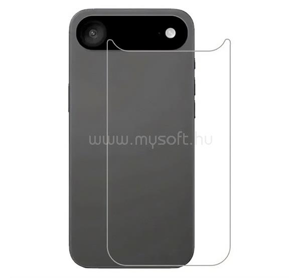 GIGAPACK iPhone Air GIGAPACK Hátlapvédő üveg 2.5D, 9H, ÁTLÁTSZÓ