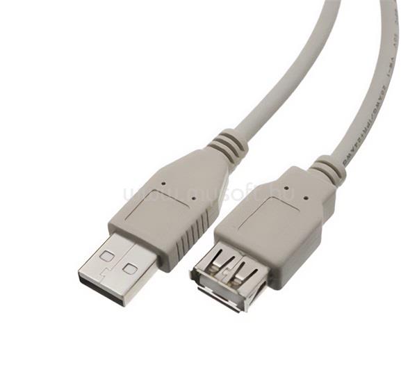 GIGAPACK GIGAPACK Kábel hosszabbító USB - USB, 180cm, VILÁGOSSZÜRKE
