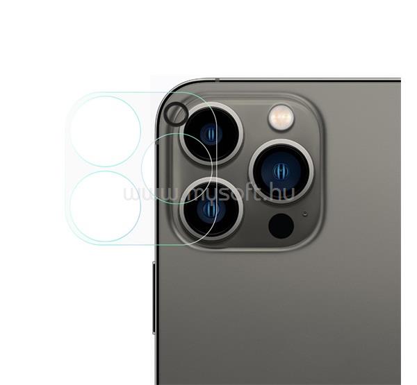 GIGAPACK iPhone 13 Pro Max GIGAPACK kameravédő üveg 0.3mm, NEM íves, ÁTLÁTSZÓ