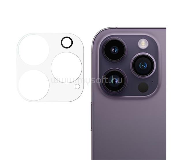 GIGAPACK iPhone 15 Pro Max GIGAPACK Kameravédő üveg 0.3mm, csak lencse, ÁTLÁTSZÓ