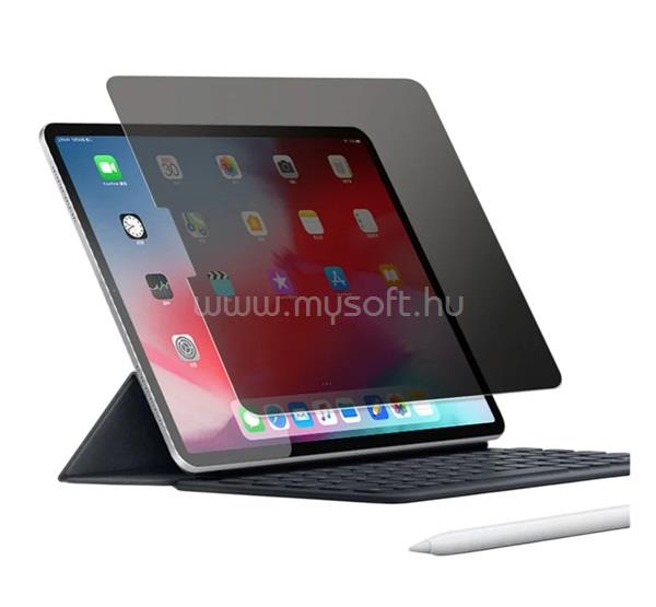 GIGAPACK IPAD Pro 12.9 (2022) / Pro 12.9 (2021) GIGAPACK Képernyővédő üveg 0.25mm, betekintés védelem, ÁTLÁTSZÓ