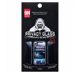 GIGAPACK iPhone 17 / 16 Pro GIGAPACK Képernyővédő üveg 0.3mm, betekintés védelem, FEKETE GP-182227 small