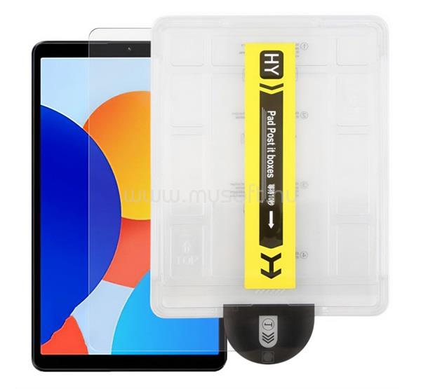 GIGAPACK Redmi Pad SE 8.7 GIGAPACK Képernyővédő üveg 0.3mm, NEM íves + segédkeret, ÁTLÁTSZÓ