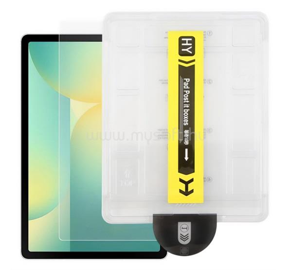 GIGAPACK Samsung Tab S11 5G / Tab S11 WIFI GIGAPACK Képernyővédő üveg 0.3mm, NEM íves + segédkeret, ÁTLÁTSZÓ