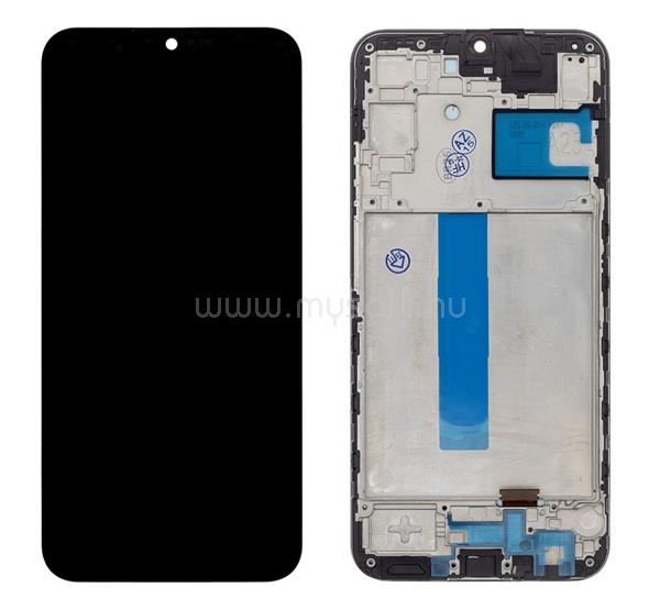 GIGAPACK Samsung A25 5G GIGAPACK Kijelző + érintőpanel + keret TFT FEKETE
