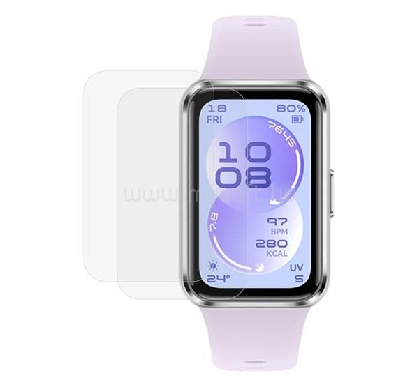 GIGAPACK Huawei Band 11 Pro / Band 11 GIGAPACK Kijelzővédő fólia 2db TPU, NEM íves, ÁTLÁTSZÓ