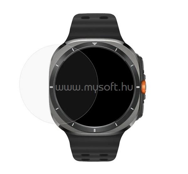 GIGAPACK Samsung Watch Ultra eSIM 47mm GIGAPACK Kijelzővédő üveg 2.5D, 9H, ÁTLÁTSZÓ