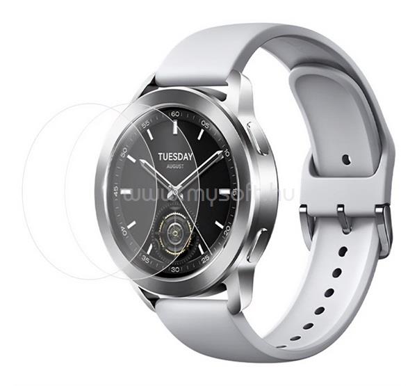 GIGAPACK Xiaomi Watch S3 GIGAPACK Kijelzővédő üveg 2db 2.5D, 9H, ÁTLÁTSZÓ