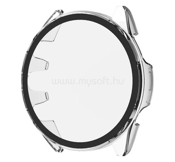 GIGAPACK Garmin Forerunner 165 Music / Forerunner 165 GIGAPACK Műanyag keret BUMPER, ütésállóság + kijelzővédő üveg, ÁTLÁTSZÓ