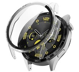 GIGAPACK Huawei Watch GT 4 46mm GIGAPACK Műanyag keret BUMPER, ütésállóság + kijelzővédő üveg, ÁTLÁTSZÓ GP-158352 small