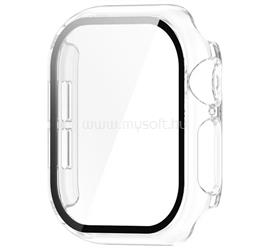 GIGAPACK Apple Watch Series 11 46mm / 10 46mm GIGAPACK Műanyag keret BUMPER, ütésállóság + kijelzővédő üveg, ÁTLÁTSZÓ GP-162649 small