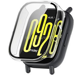GIGAPACK Redmi Watch 5 Lite GIGAPACK Műanyag keret BUMPER, ütésállóság + kijelzővédő üveg, ÁTLÁTSZÓ GP-164060 small