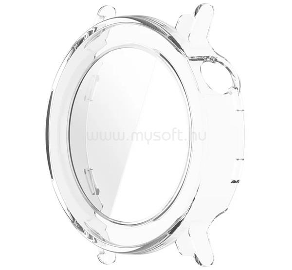 GIGAPACK Nothing CMF Watch 3 Pro GIGAPACK Műanyag keret BUMPER, ütésállóság + kijelzővédő üveg, ÁTLÁTSZÓ